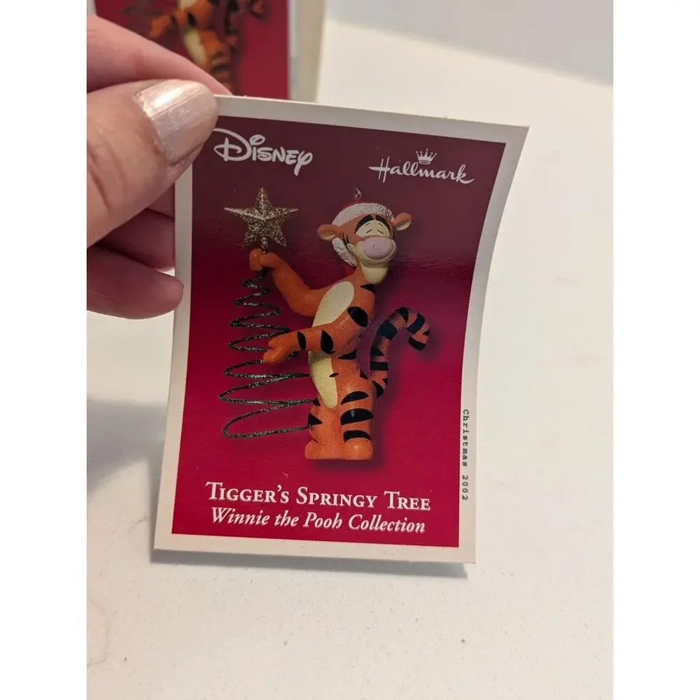 Hallmark Keepsake Tigger's Springy Tree Winnie The Pooh Christmas Ornament 2002
